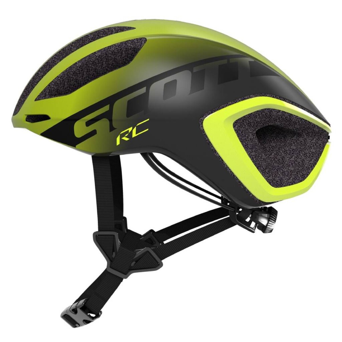 Casco Scott Cadence Plus - Negro/amarillo Fluo 