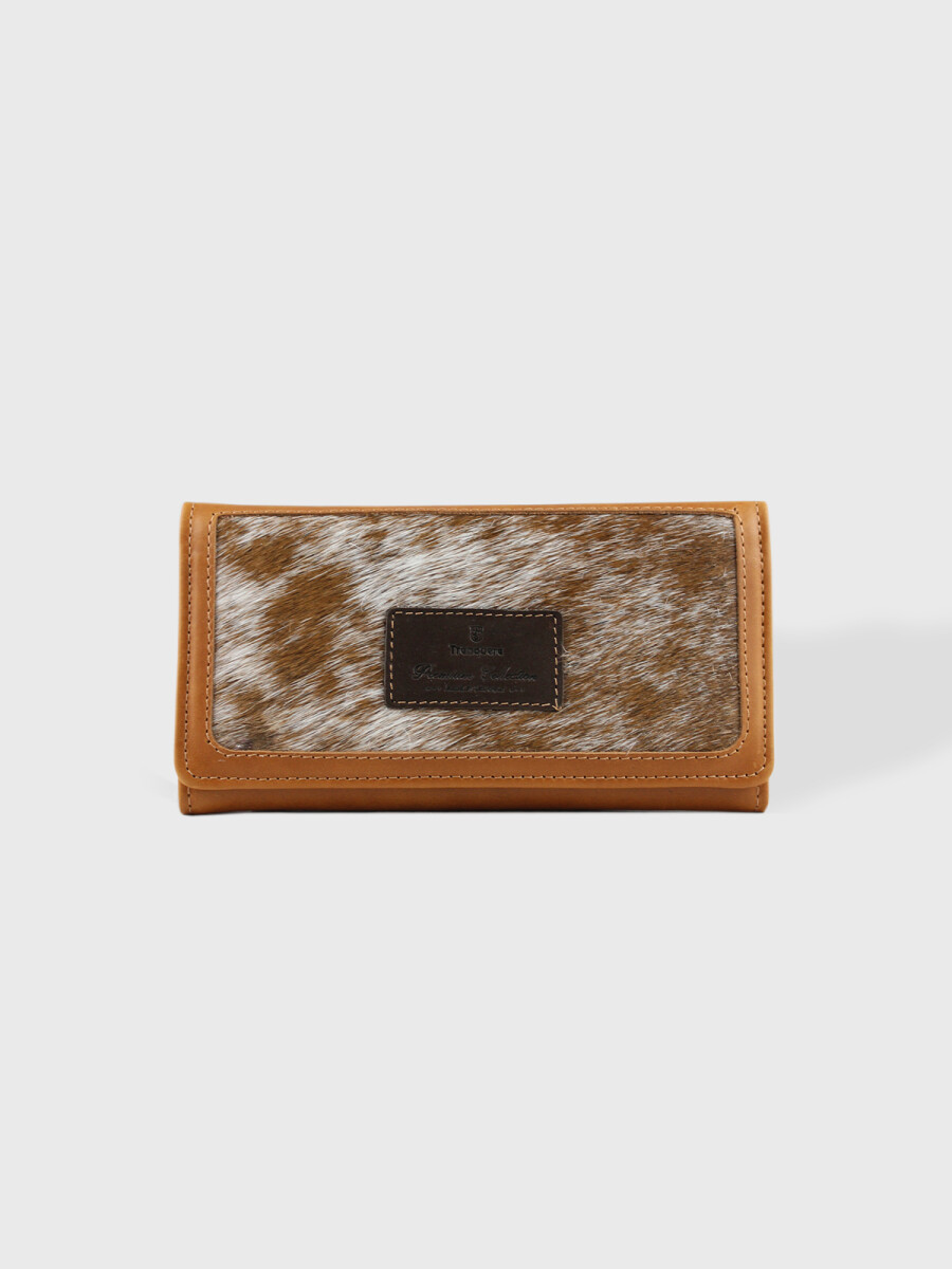 Billetera Camelia - Combinada - Pelo Claro 