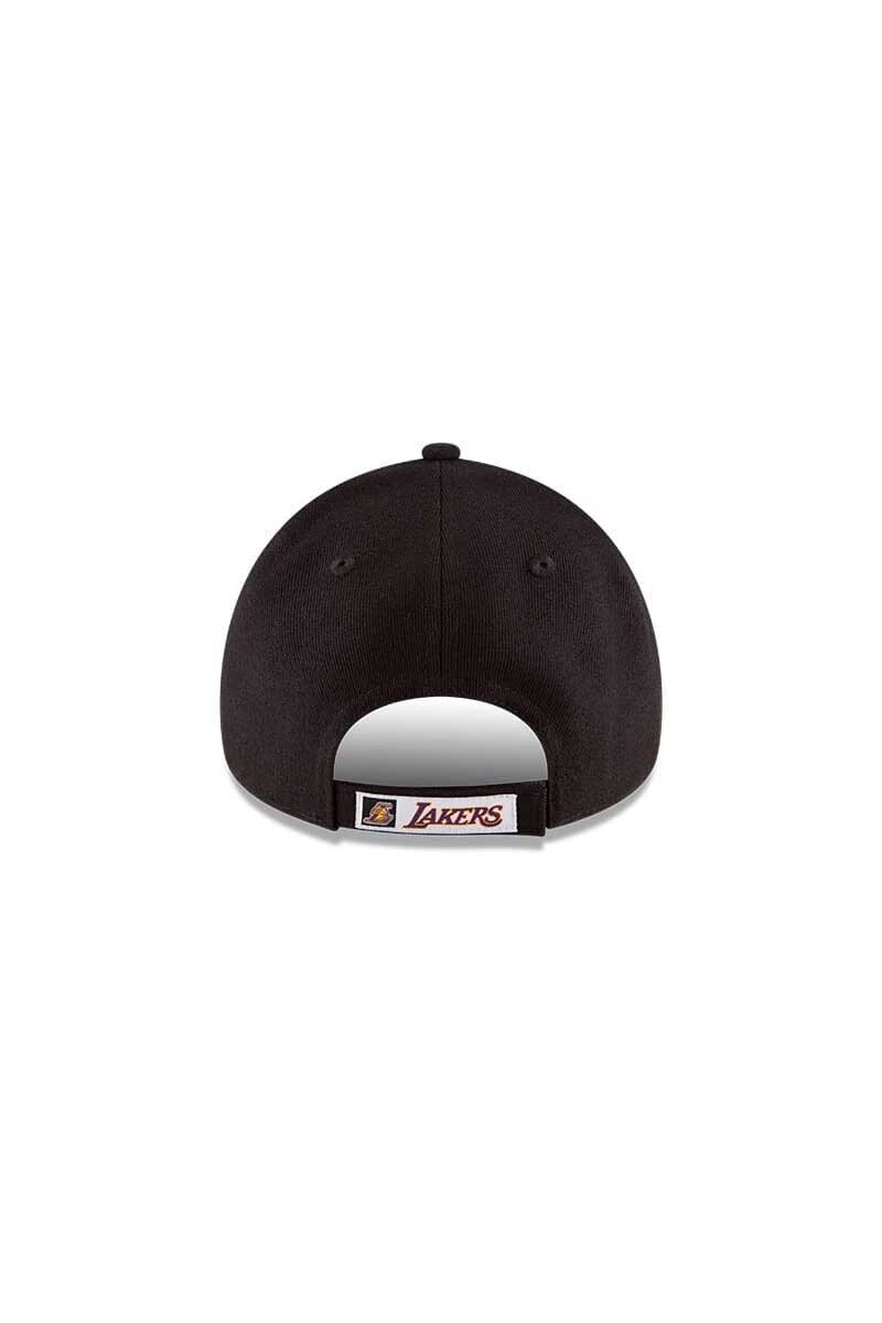 GORRO CURVO NEW ERA LAKERS Negro