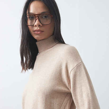 POLERA JAMIRO Beige Melange