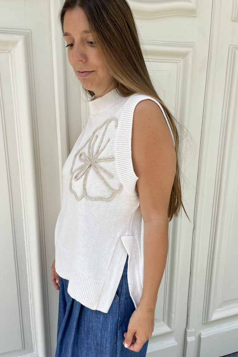 Chaleco Lirio Natural