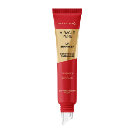 Bálsamo Labial Max Factor Miracle Pure Lip Enhancer Hidratante N°070 Peach Cream Bálsamo Labial Max Factor Miracle Pure Lip Enhancer Hidratante N°070 Peach Cream