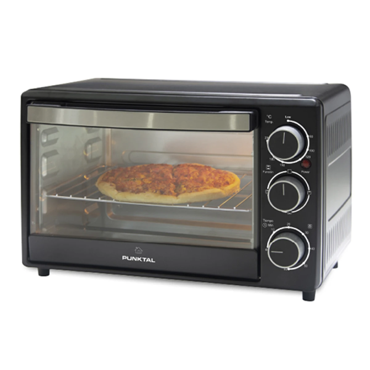 HORNO PUNKTAL PK-118 Negro -18 L -1200W - Sin color 
