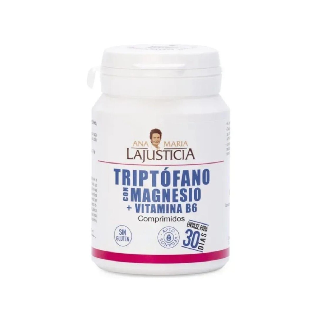 Triptófano con Magnesio y Vitamina B6 60 Comprimidos – Ana María Lajusticia 