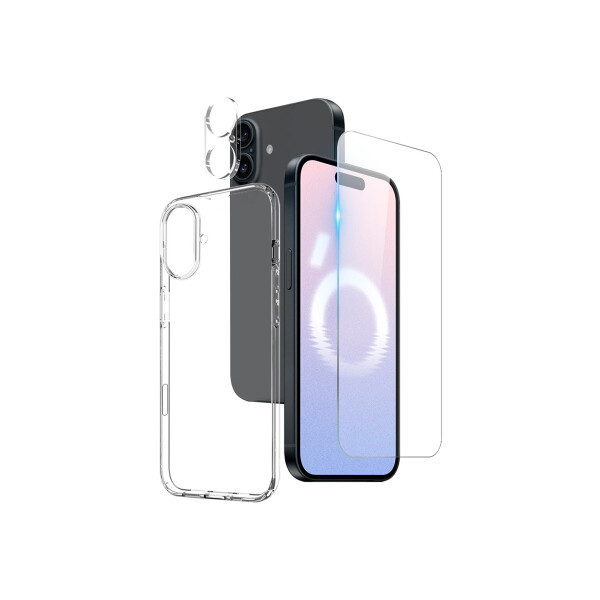Kit de protección 3 en 1 para iPhone 16 Kit De Protección 3 En 1 Para Iphone 16