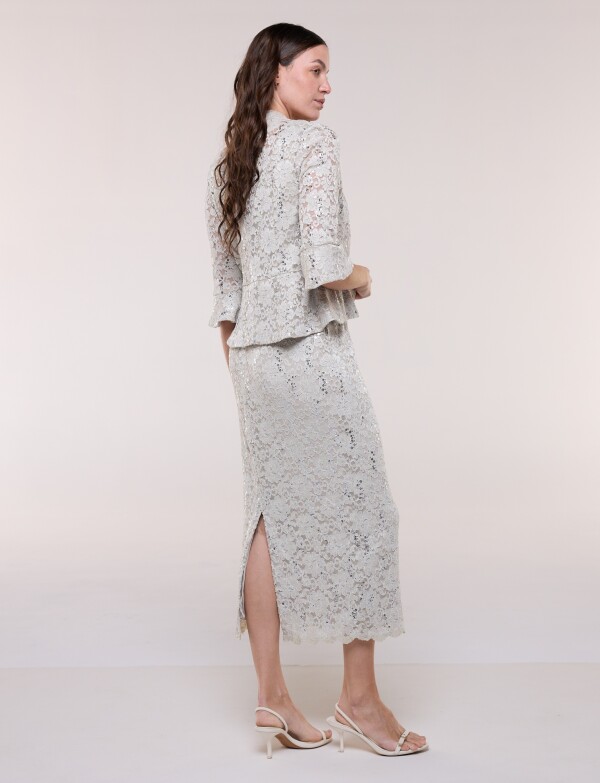Conjunto Vestido & Chaqueta BEIGE
