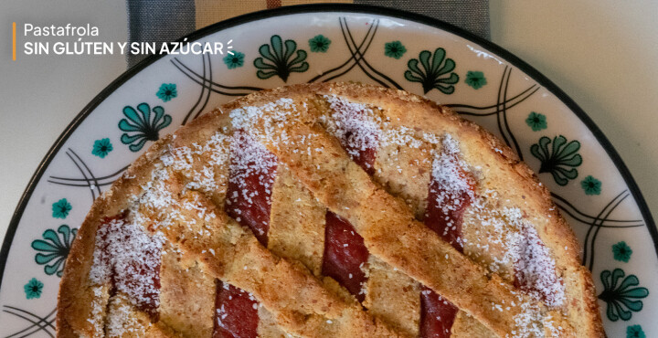 Pastafrola sin azúcar con harina de almendras: una versión más liviana del clásico