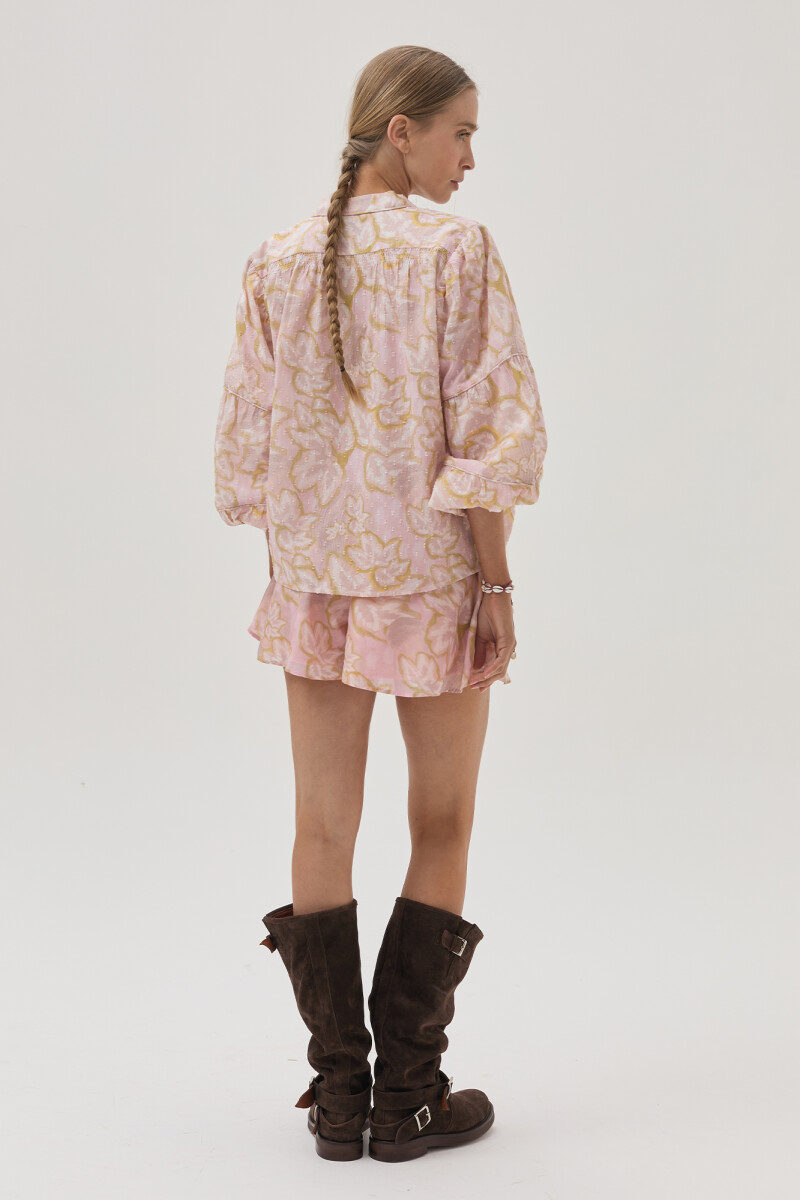 Camisa Gardenia Rosa Claro