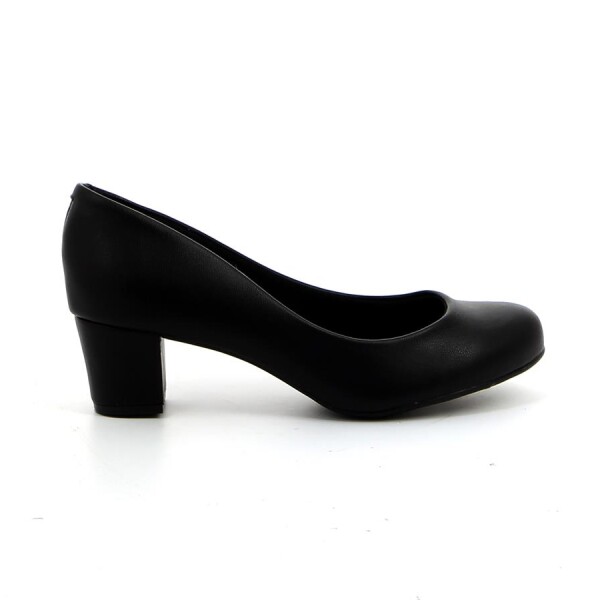 Beira Rio Zapato Clasico Mujer Taco Medio Negro