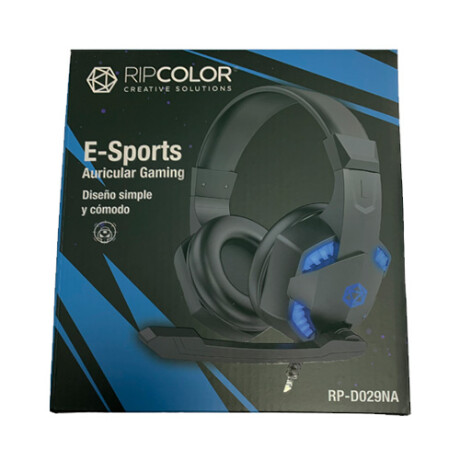 Auriculares Gamers Ripcolor RP-D029NA NEGRO-AZUL