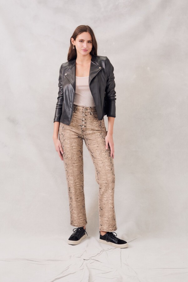 Jean Botones Snake Multi