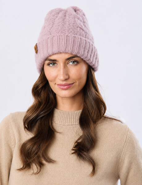 GORRO TEJIDO Rosado