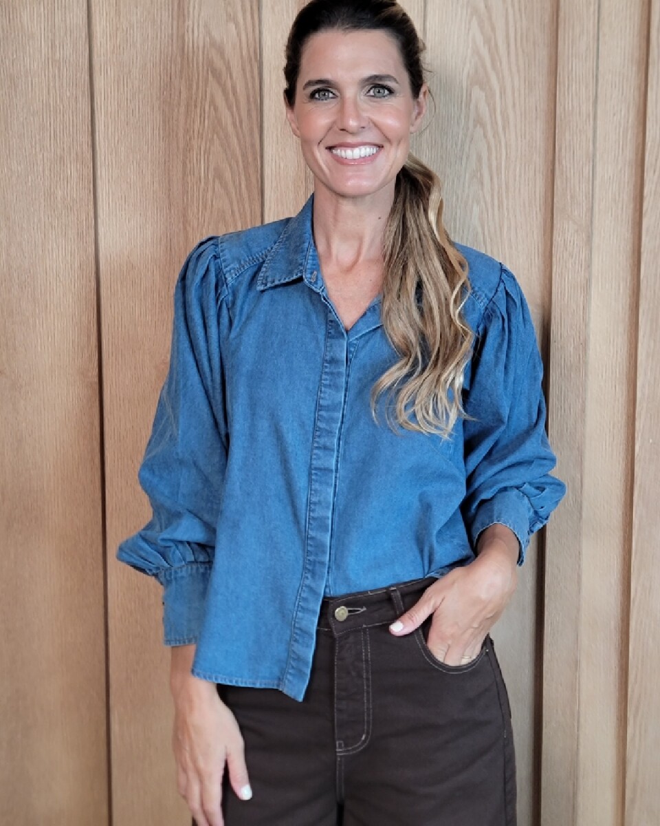 Camisa Amalia - Denim Azul 