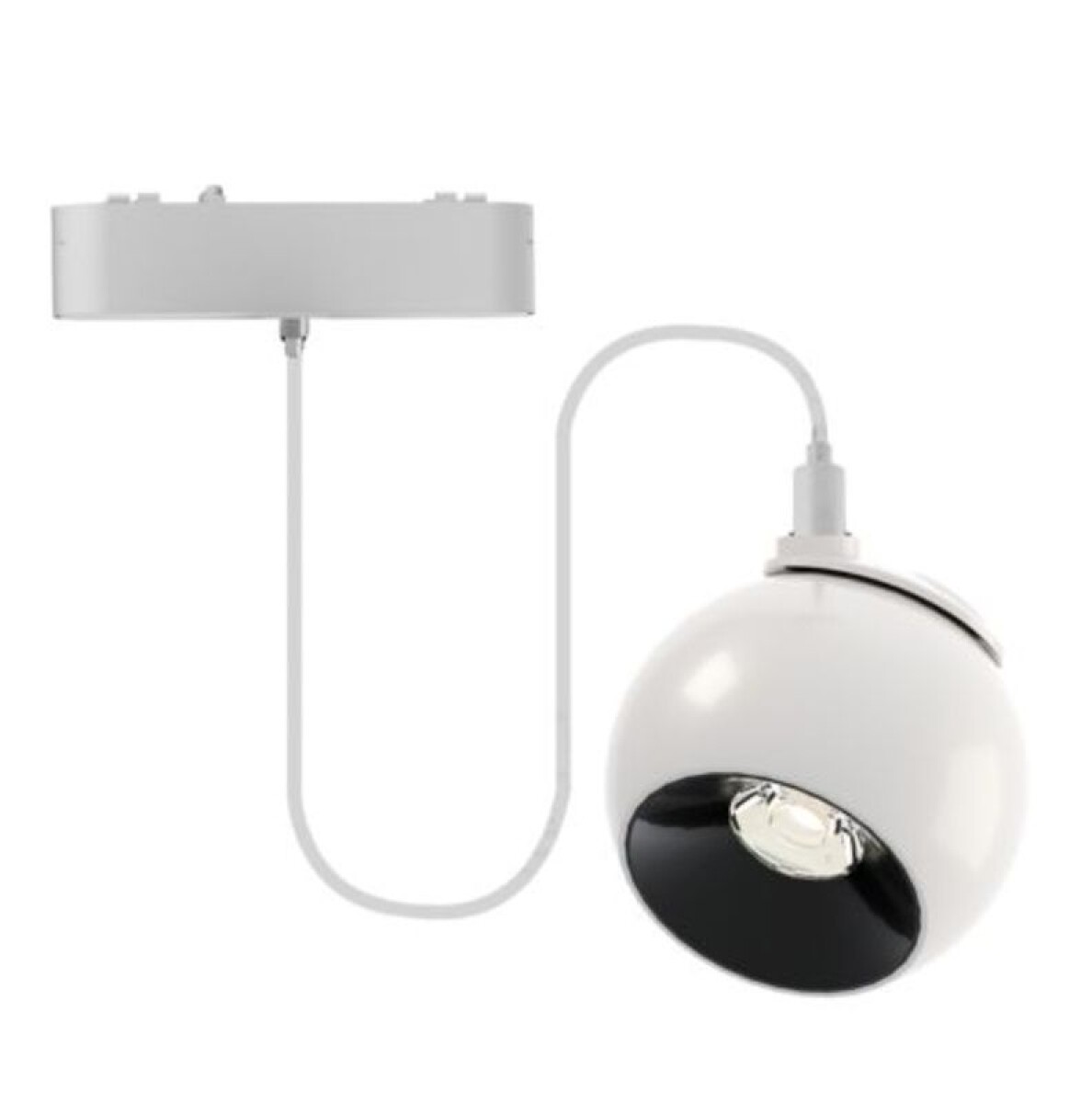 COLGANTE LED MAGNETICO SEMI ESFERA 12W 3000K 24º BLANCO 