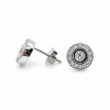 Caravanas Liora de Oro Blanco 18k con Brillantes Caravanas Liora de Oro Blanco 18k con Brillantes