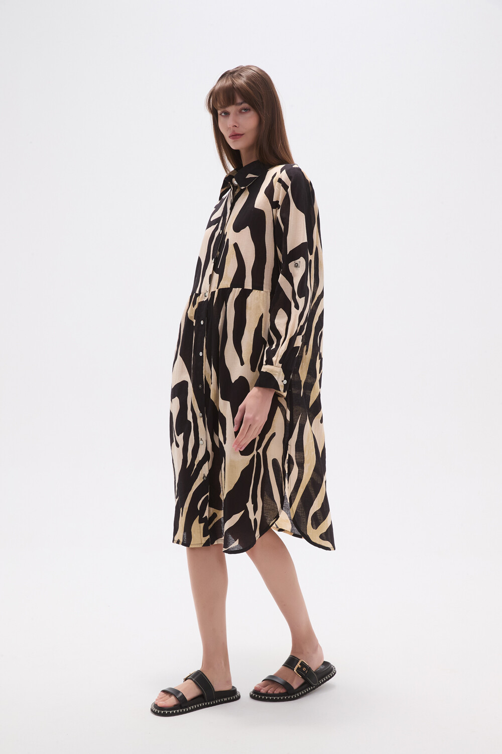 Vestido Sombre Estampado 1