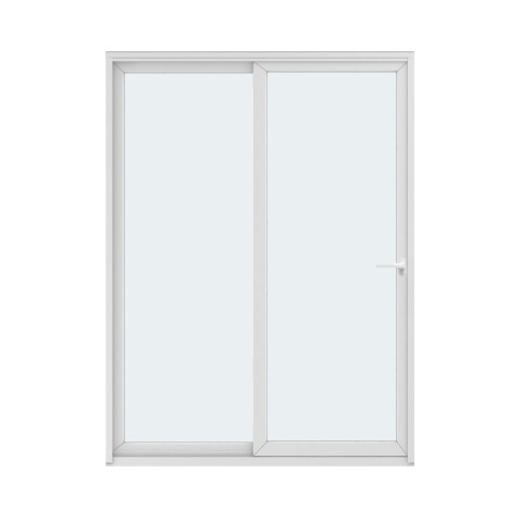 Ventana de PVC Blanco 200 X 200 Puerta Corrediza Aislante Ventana de PVC Blanco 200 X 200 Puerta Corrediza Aislante