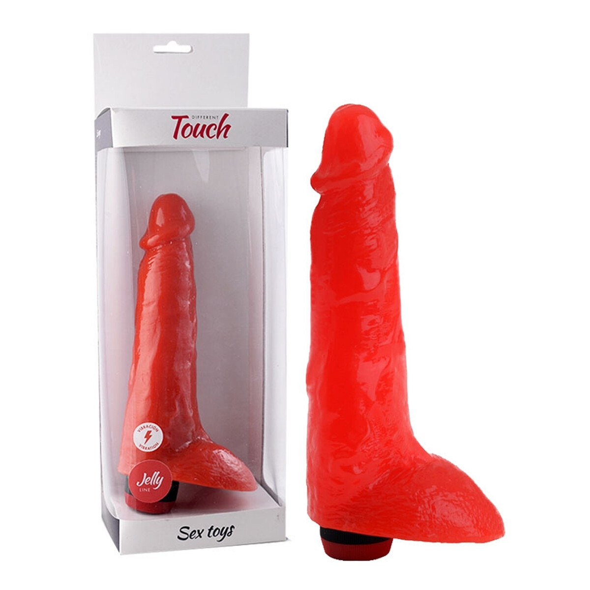 Vibrador Realístico El Jardinero - Rojo 