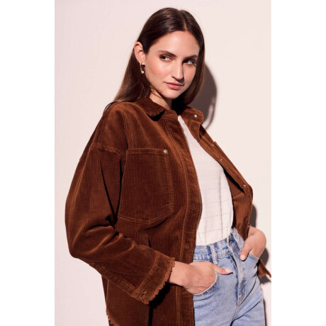 Sobrecamisa Corduroy Marrón