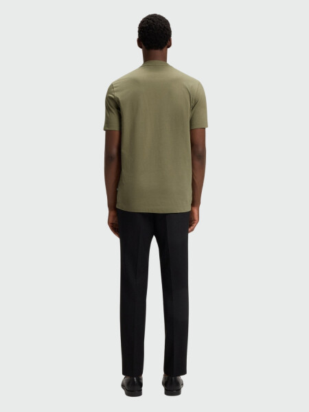 BOSS - Remera de Punto con Logo Alta Automática