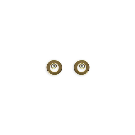 Caravanas en oro 18k con brillantes N8766 Caravanas en oro 18k con brillantes N8766