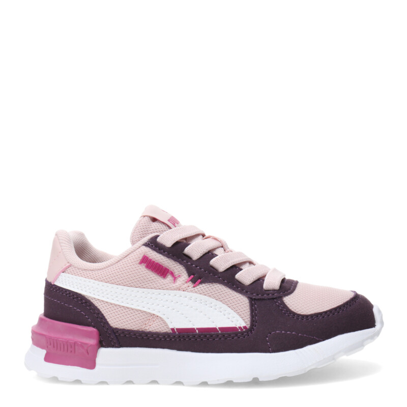 Championes de Niños Puma Graviton AC Rosado - Violeta - Fucsia