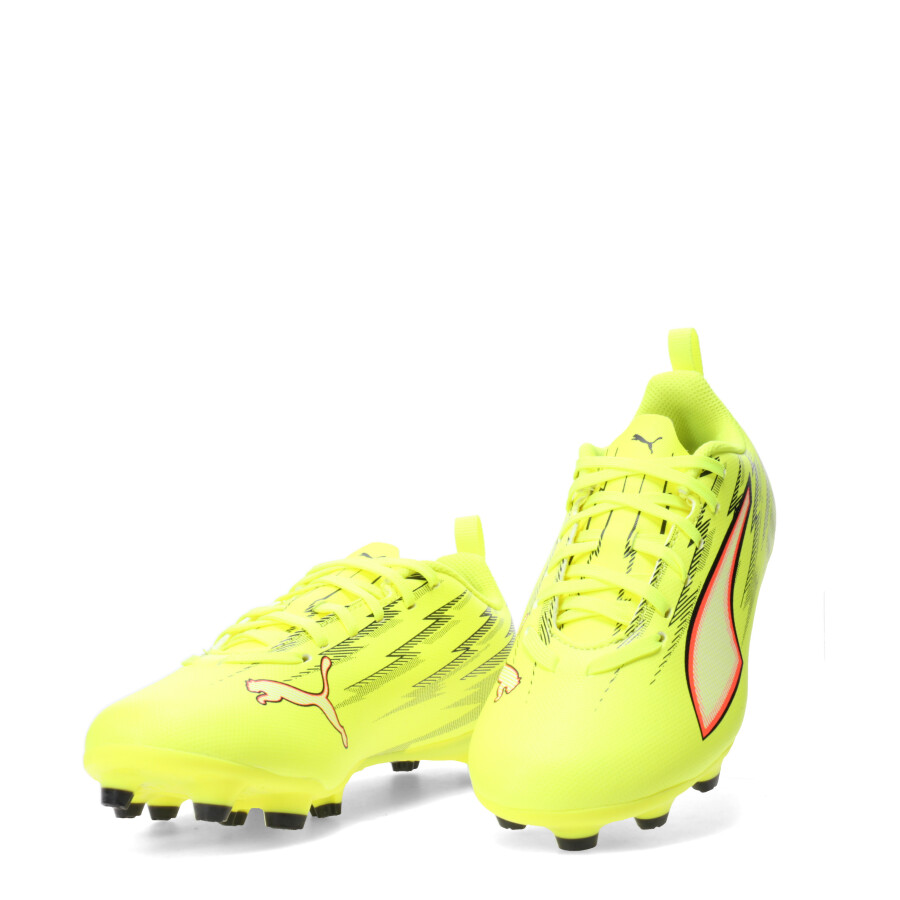 Championes de Niños Puma Futbol 11 Ultra 6 Play Fg/Ag Jrs Amarillo - Negro