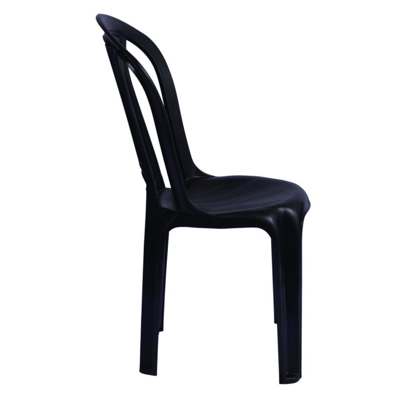 4 Silla Bistró sin apoya brazos NEGRO