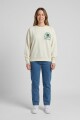 Sweatshirt estampado Pizza is Life CRUDO
