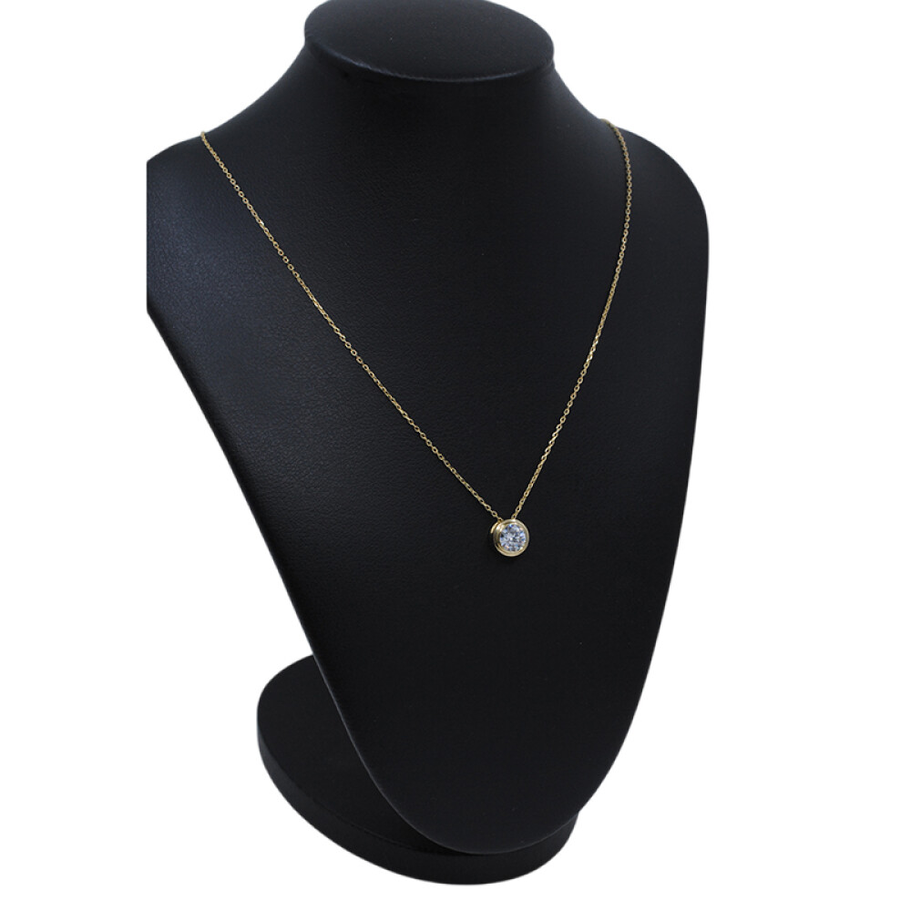 Dije en oro 18k amarillo con zirconia Dije en oro 18k amarillo con zirconia
