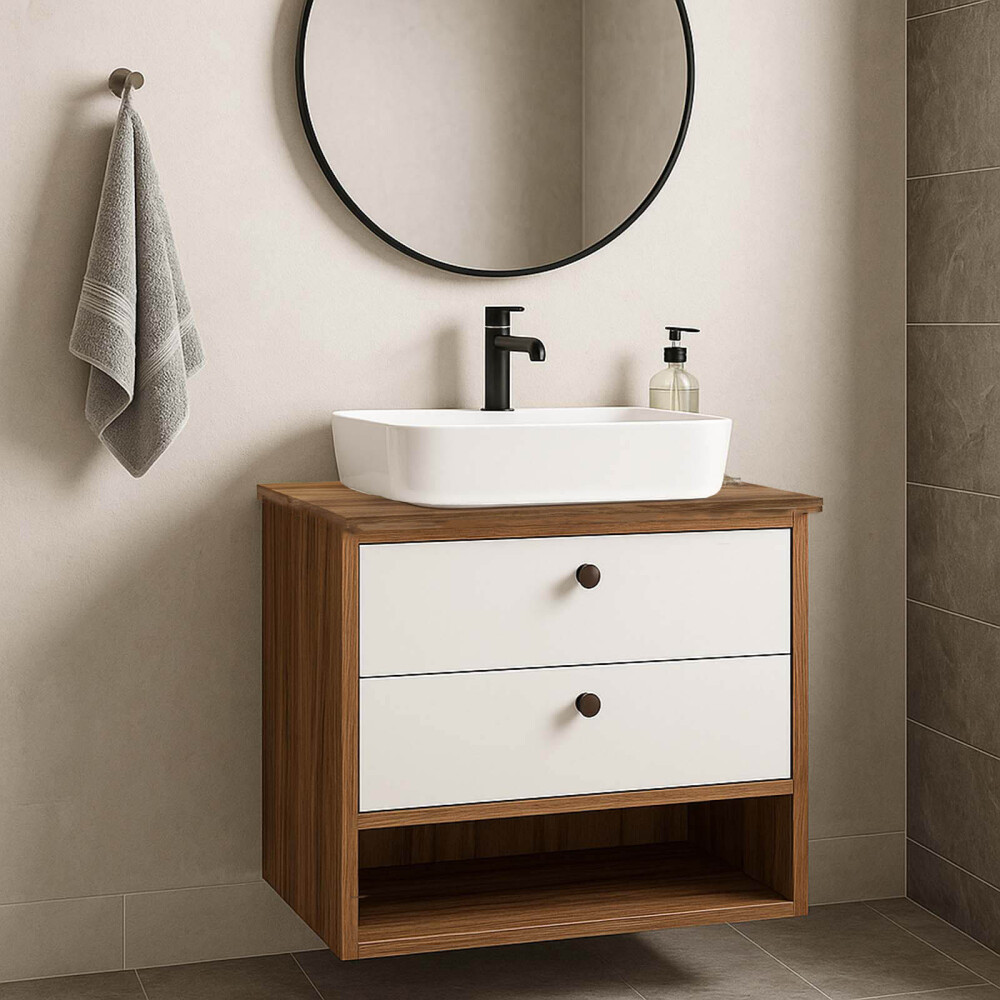 MUEBLE DE BAÑO MDF BLANCO BONO