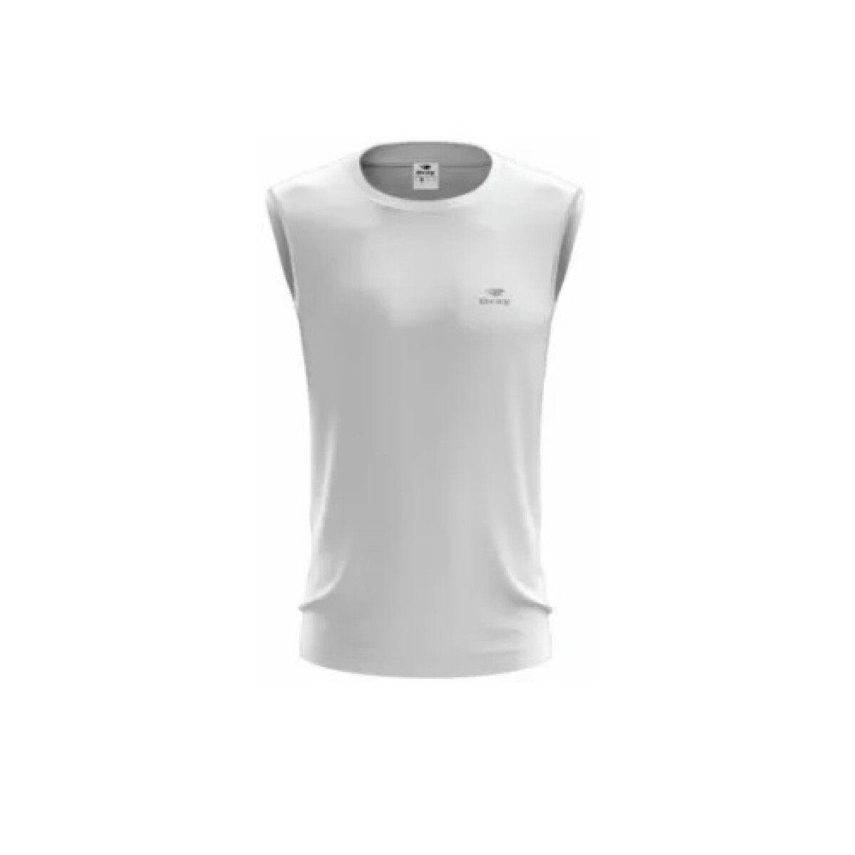 Musculosa adulto lisa - blanco 
