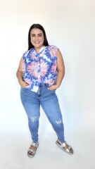 Blusa Numa Azul