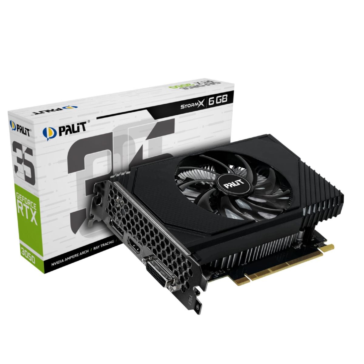 Tarjeta Palit Geforce Rtx 3050 Stormx 6GB GDDR6 