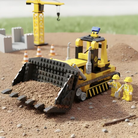 Bloques infantiles Ausini armado de tractor 368 pzas Bloques infantiles Ausini armado de tractor 368 pzas