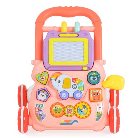 Caminador Andador de Bebé Musical Juegos Actividades Huanger Rosa