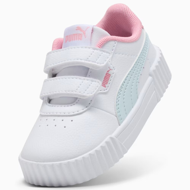 Championes PUMA Carina 3.0 V Niños 401480 11 Blanco-celeste