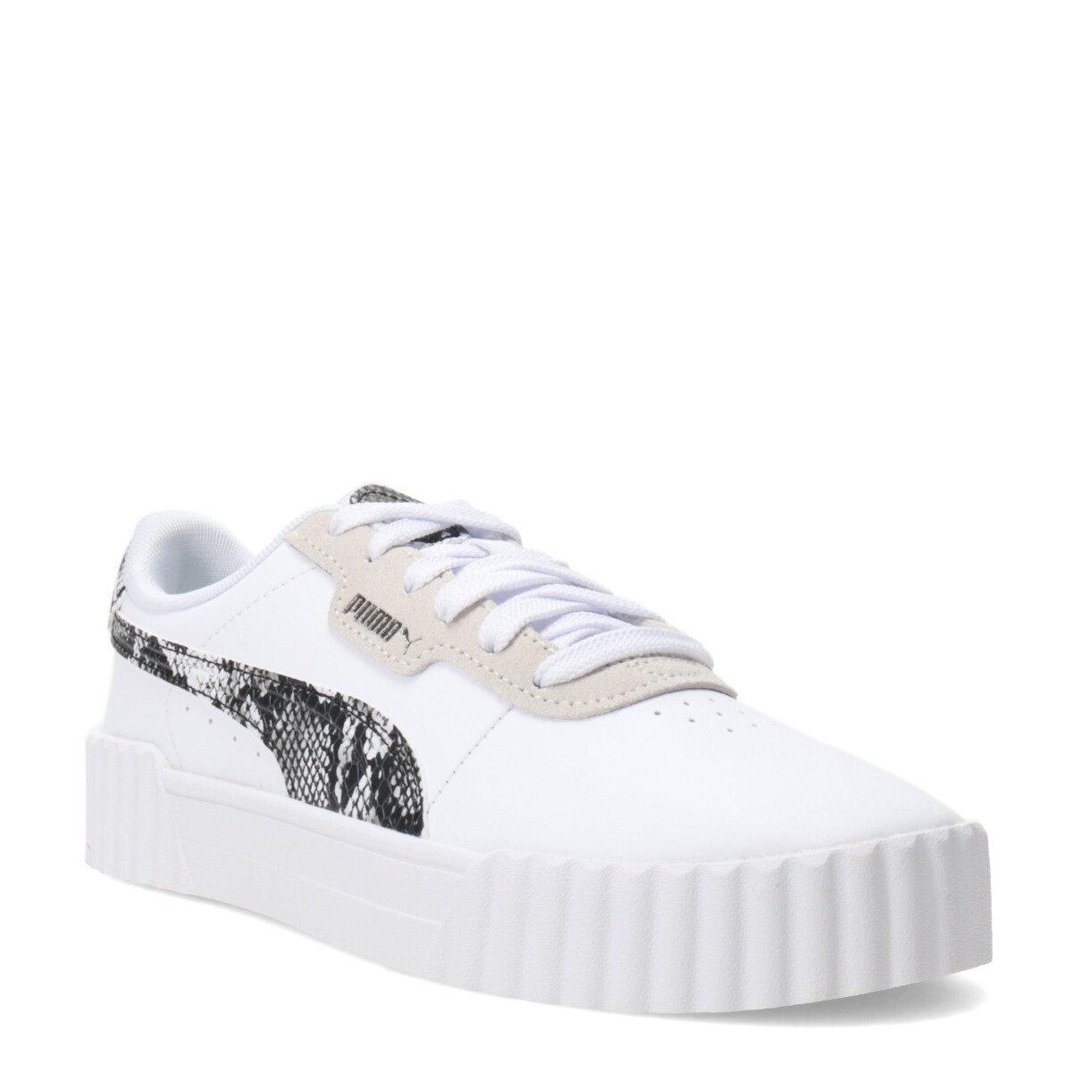 Championes de Mujer Puma Carina 3.0 Snake Chic - Blanco - Negro - Gris 