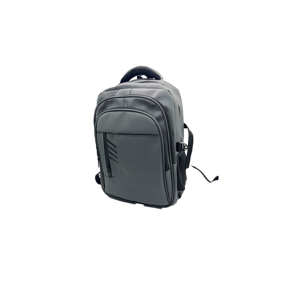 MOCHILA PVC CON VARIOS COMPARTIMENTOS - GRIS 