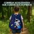 Mochila Escolar Infantil Reforzada Niños 33x24Cm Astronauta Azul Color