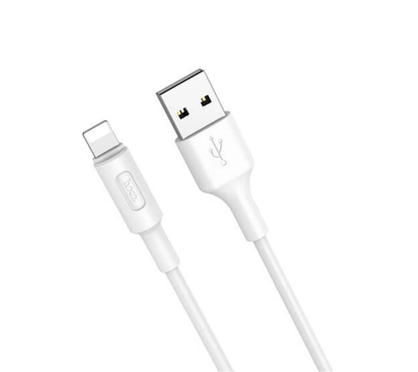 Cable de Datos HOCO USB a Lightning Blanco 1mt 
