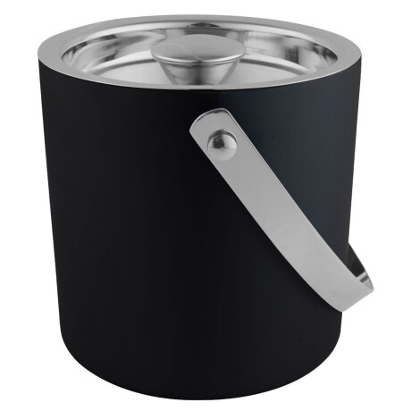 Hielera de Acero Inoxidable Doble Pared Negra Selecta 15cm Hielera de Acero Inoxidable Doble Pared Negra Selecta 15cm