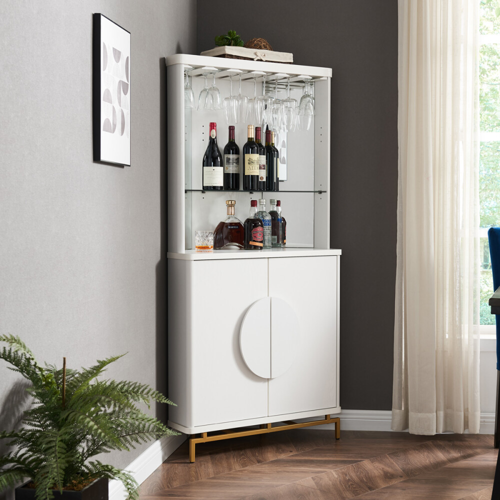 CRISTALERO 2 PUERTAS BAR COPERO BOTELLERO ESTANTERÍA ESQUINERO CON PATAS DE METAL CRISTALERO 2 PUERTAS BAR COPERO BOTELLERO ESTANTERÍA ESQUINERO CON PATAS DE METAL