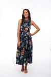 VESTIDO LULANI ESTAMPADO AZUL MARINO