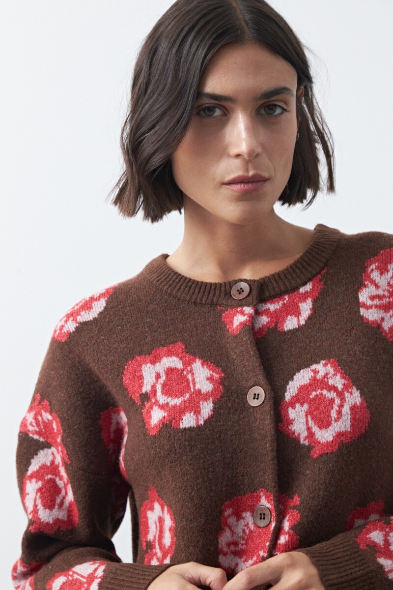 CARDIGAN COSME Chocolate