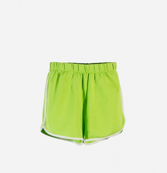 Short con vivo en contraste Verde Lima