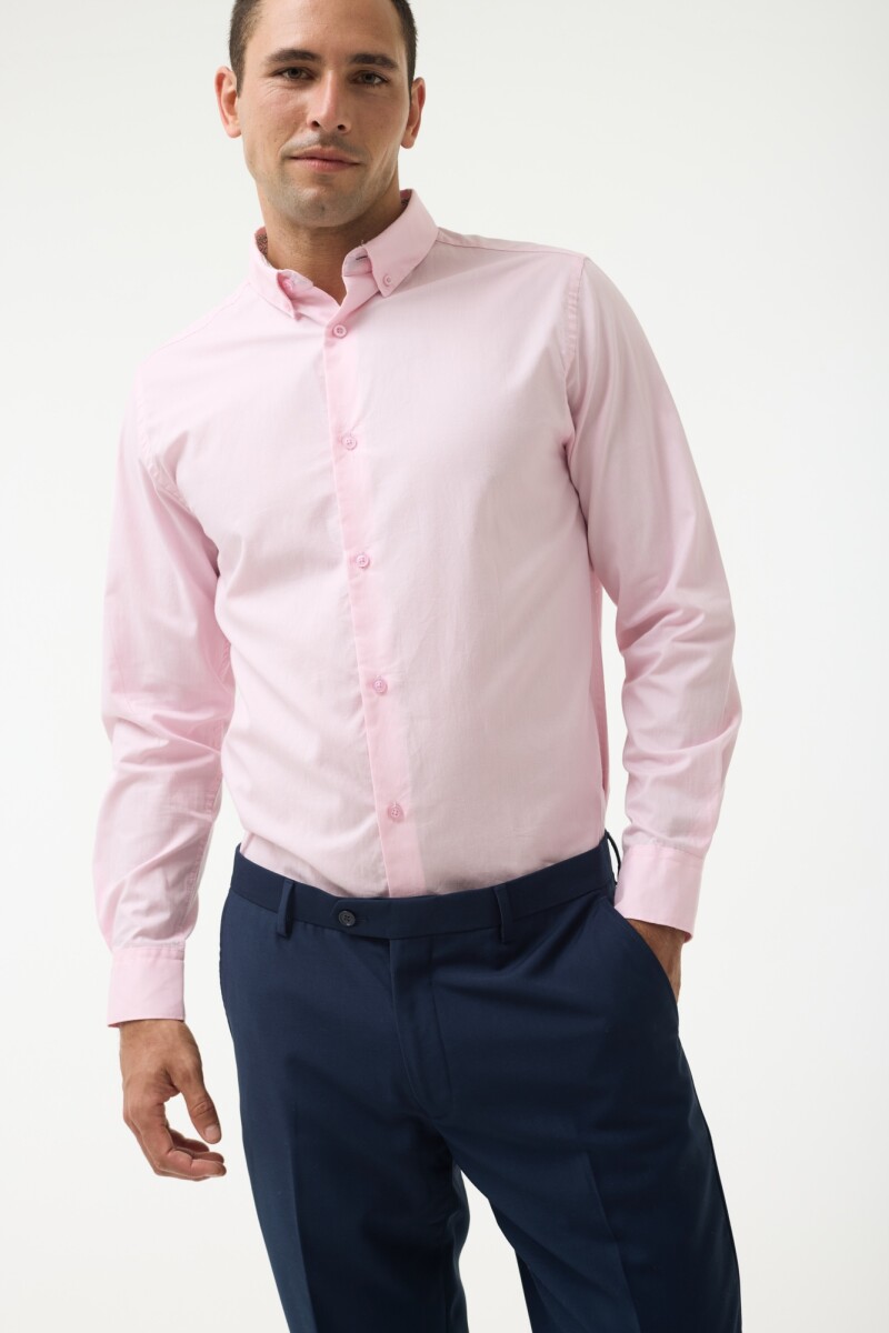 Camisa Oxford - ROSADO 