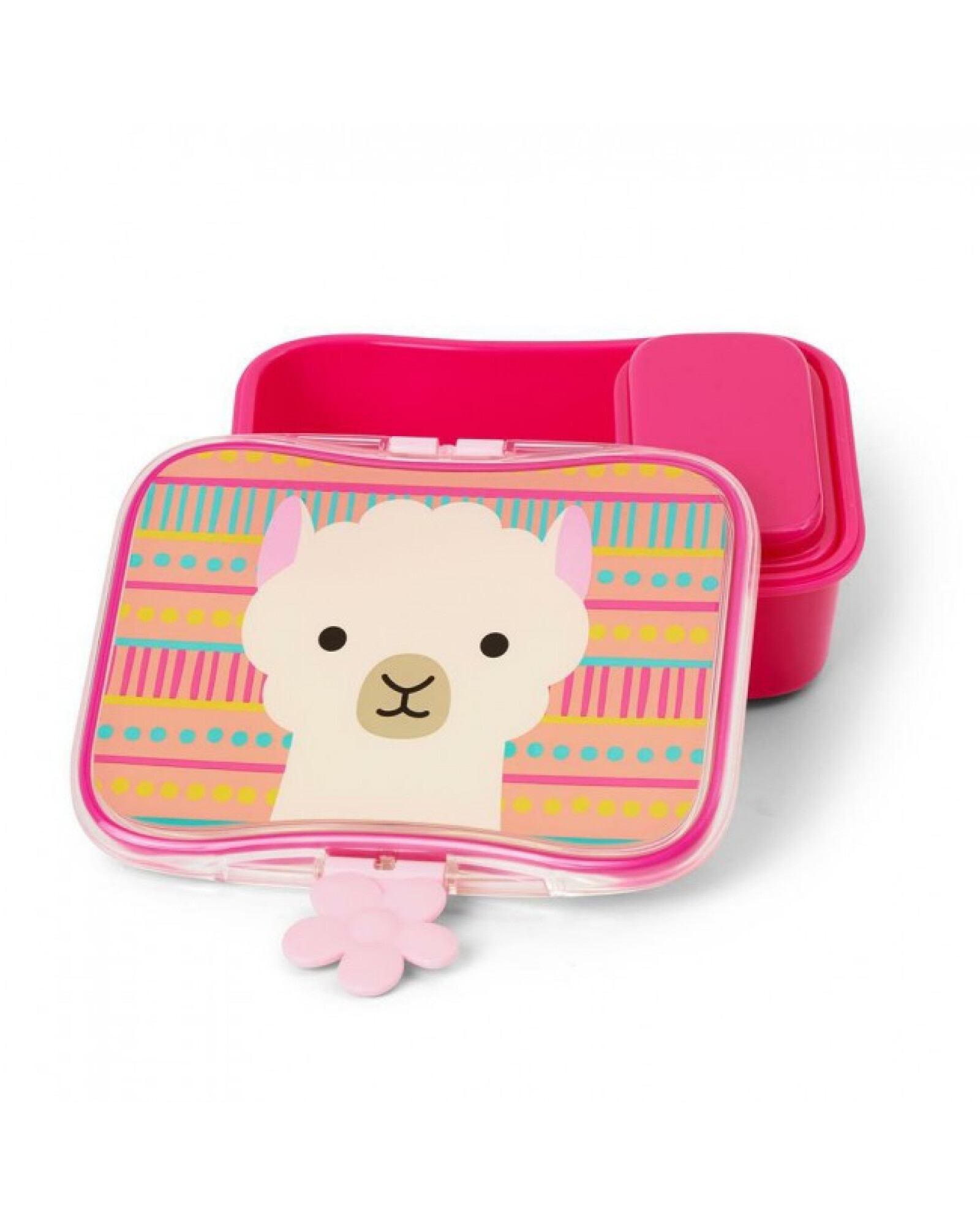 Tupper lonchera 2 en 1 diseño llama Tupper lonchera 2 en 1 diseño llama