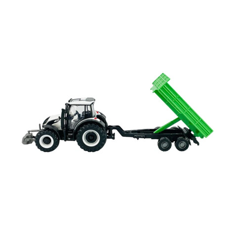 Bburago Tractor con Remolque de Juguete Fendt FarmLand U
