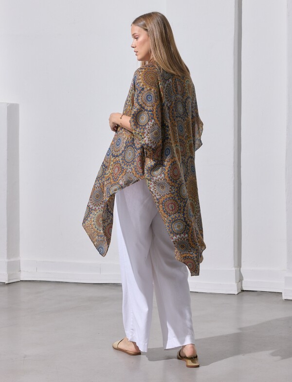 Kimono Printed MULTI/ANARANJADO